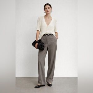 Princess Polly Open Knit Cottagecore Scallop Shirt Top See Through Size 2 NWOT